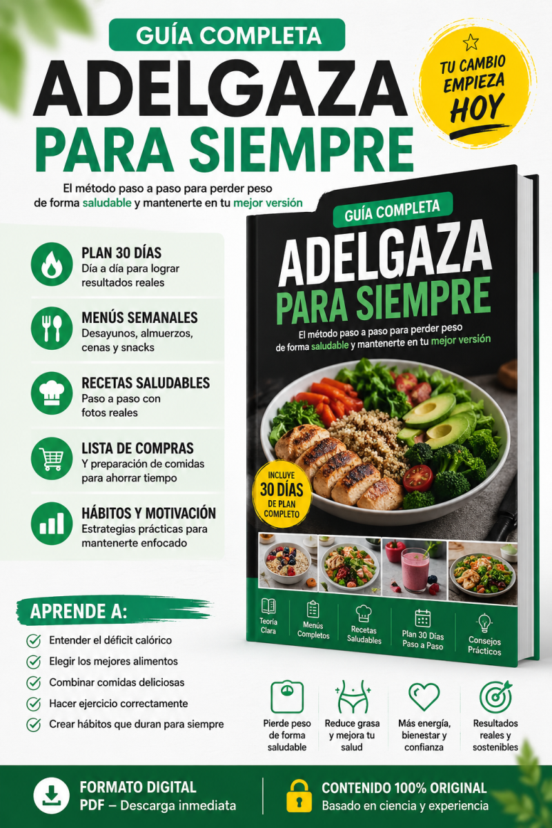 GUÍA COMPLETA PARA BAJAR DE PESO